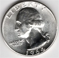 1964 Washington Quarter