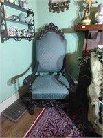 William and Mary Style Armed Chair