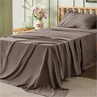 WF585  Bedsure Stucco Sheets King Bed Set