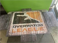 5 piece overwatch league framed canvas - 60x40in