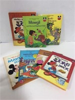 7 Vintage Walt Disney Books