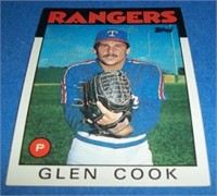 Glen Cook rookie card 1986 Topps