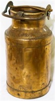 Vintage Copper Milk Can 22"