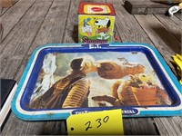 Snoopy Jack-in-the-Box ET tray