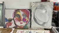 1 LOT, 2 Abstract Painting Prints