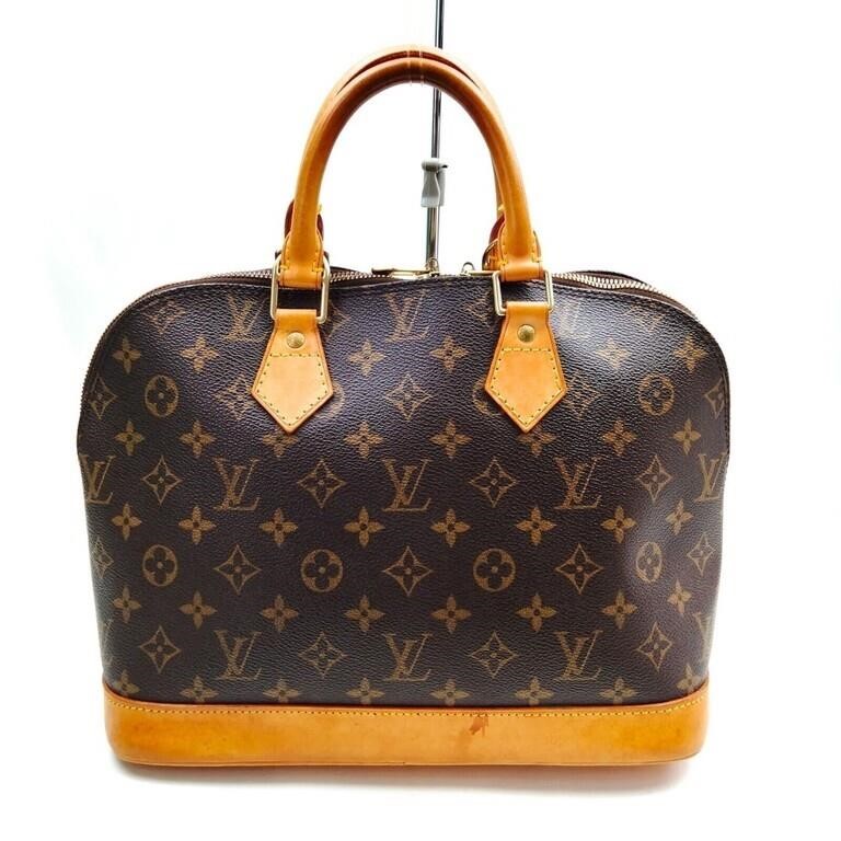 Louis Vuitton Brown Monogram Alma Top Handle Bag