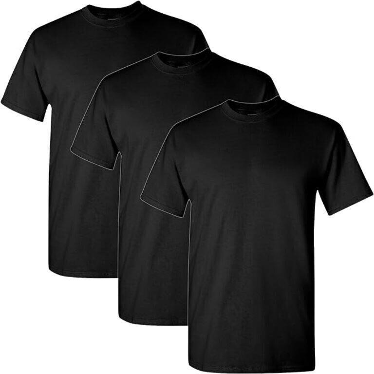 3 Pack men Heavy Cotton T-shirt - L