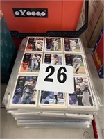 LG. GROUP - BASEBALL CARDS IN PLASTIC SLEEVE PAGES