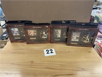 LOT OF 4 GRIFFEY, JR. / RIPKEN, JR. CLOCK PLAQUES