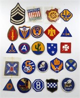 (24) MILITARY PATCHES / CLOTH EMBLEMS