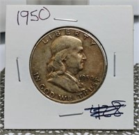 1950 FRANKLIN HALF DOLLAR