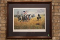 "DILGER AT GETTYSBURG" SIGNED BY MORT KUNSTLER '89