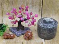 MIXED LOT ROCK STONE LAPIDARY SPECIMEN