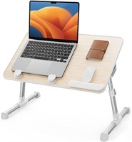 SAIJI Laptop Bed Tray Table, Adjustable Home
