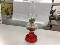 Kerosene lamp 18" tall