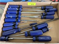 Flat w/misc Kobalt screwdrivers