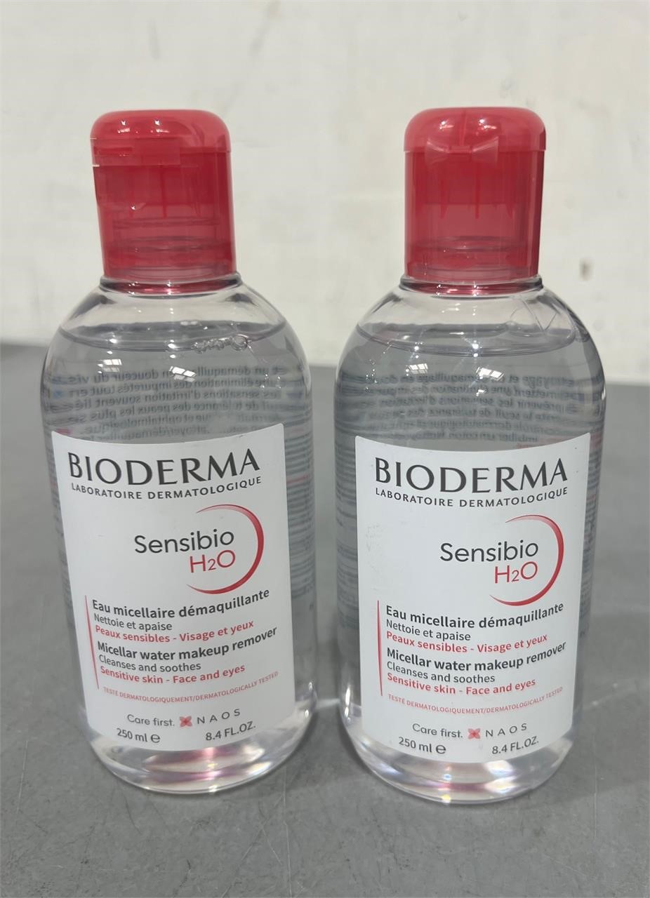 Bioderma Sensibio H2O Makeup Remover, 2pk