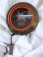 Vintage Betty Boop Neon Clock