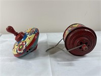 Vintage circus toys