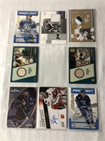 8 Jersey Patch / Autographed Hockey Cards