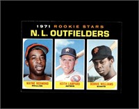 1971 Topps High #728 NL Outfielder RS EX to EX-MT+