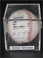 Authentic Autographed Goose Gossage Hall Of Fame