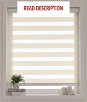 FOIRESOFT Zebra Blind  Ivory  W64 x H64