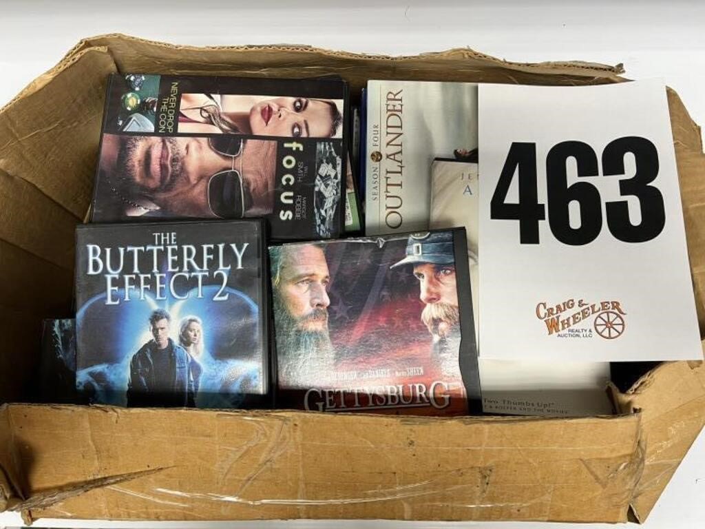 Box full of DVD's