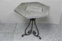 Slate & Iron End Table