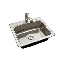 Glacier Bay All-in-One Drop-in Stainless Steel 25