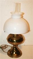 Brass Ray-O Style Electric Lamp