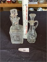 Bourbon decanter & cruet