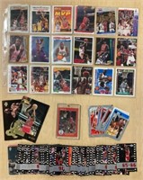 LOT OF MICHAEL JORDAN CARDS AND STICKERS
