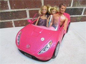 Barbie & Ken in Sports Car