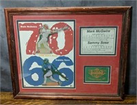 Front Row Collectibles Framed McGwire /Sosa