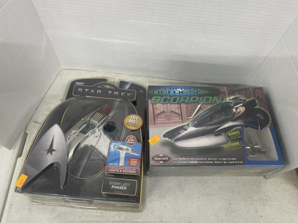 Star Trek starlet phaser and star trek nemesis