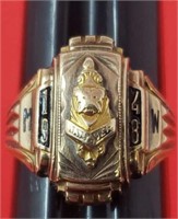 1948 10k. Gold High School Ring 4.31 Grams