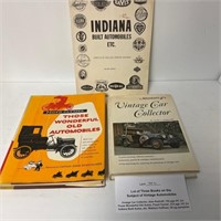 3 Vintage Automobiles Books