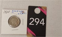1920 Indian Nickel