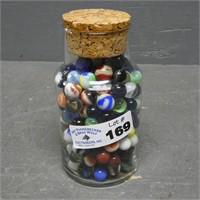 Jar of Assorted Marbles