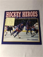 Autographed Hockey Heroes Hockey Calendar