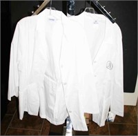 (2) Women's Meta, Landau Lab Coats, Size 14 & 16