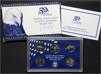 1999 Statehood Quarter Proof Set MIB