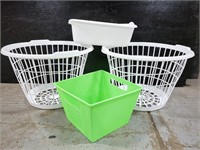 Plastic basket lot