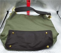 BRACIANO Green HANDBAG Large with Golden accents