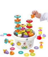 New Montessori Flower Garden Toy Set, 7-in-1