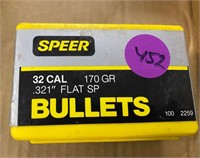 Speer 32 Cal Bullets