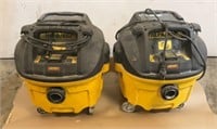 (2) DeWalt 8Gal Dust Extractor Vacuums DWV010