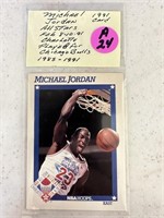 Sports Card Unc-Michael Jordan All Starts Feb 91