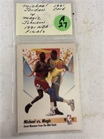 Sports Card  Unc-Michael Jordan & Magic